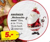 Anhänger Weihnachtsmann für 5,00 € bei Höffner im Angebot Anhänger Weihnachtsmann im aktuellen Höffner Prospekt