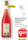 Prisecco alkoholfreier Cocktail bei E center im Prospekt "" für 9,49 €