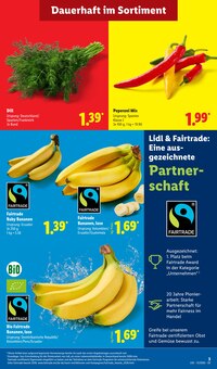 Bananen im aktuellen Lidl Prospekt (Wuppertal) Bananen im Lidl Prospekt "LIDL LOHNT SICH" mit 69 Seiten (Wuppertal)