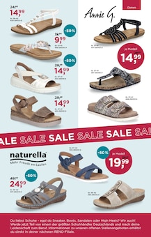 Schuhe im aktuellen RENO Prospekt (Rostock) Schuhe im RENO Prospekt "DIE BEHALT' ICH GLEICH AN" mit 8 Seiten (Rostock)