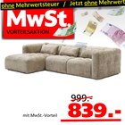 Aktuelle Ecksofa Angebote bei Seats and Sofas in Wuppertal Aktuelles Valentina Angebot bei Seats and Sofas in Wuppertal ab 839,00 €