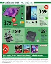 Promos Casque Audio dans le catalogue "Vague de fraîcheur sur votre budget" de E.Leclerc Casque Audio en promo dans le catalogue E.Leclerc à la page 4