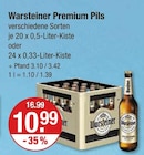 Aktuelle Warsteiner Angebote bei V-Markt in Augsburg Aktuelles Premium Pils Angebot bei V-Markt in Augsburg ab 10,99 €