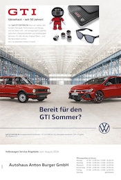 Volkswagen Werkstatt & Auto Prospekt der aktuellen Woche mit 1 Seite, gültig von 01.06.2026 bis 31.08.2026, in Kuppenheim und Umgebung Aktueller Volkswagen Werkstatt & Auto Prospekt in Kuppenheim und Umgebung, "Mehr Platz. Mehr Möglichkeiten." mit 1 Seite, 01.06.2026 - 31.08.2026