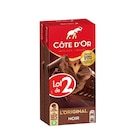 Tablettes de chocolat L'Original "Lot de 2" - CÔTE D'OR - Carrefour à Saint-Maur-des-Fossés Tablettes de chocolat L'Original "Lot de 2" - CÔTE D'OR en promo chez Carrefour Saint-Maur-des-Fossés à 4,36 €