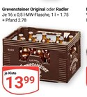 Original oder Radler im Angebot bei GLOBUS in Neustadt Original oder Radler Angebote von Grevensteiner bei GLOBUS Neustadt für 13,99 €