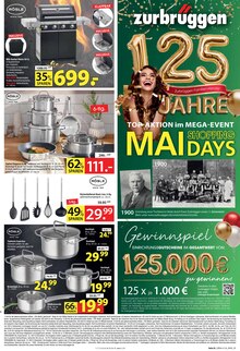 Pfanne im aktuellen Zurbrüggen Prospekt (Hamm) Pfanne im Zurbrüggen Prospekt "MAI SHOPPING DAYS" mit 16 Seiten (Hamm)