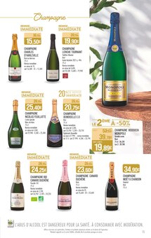 Promotion Champagne dans le prospectus Supermarchés Match, valable du 14/03/2023 au 26/03/2023 Promo Champagne dans le catalogue Supermarchés Match du moment à la page 15