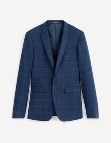 Celio Reims - Veste REGINALD bi-stretch laine mélangée prince de galles slim Promo Veste REGINALD bi-stretch laine mélangée prince de galles slim dans le catalogue Celio "Nouveautés" à Reims