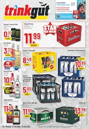 Trinkgut Prospekt für Meerbusch mit 6 Seiten Trinkgut Prospekt für Meerbusch: "Aktuelle Angebote", 6 Seiten, 27.10.2025 - 31.10.2025