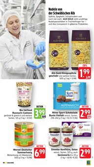 Ritter Sport im aktuellen EDEKA Prospekt (Ulm) Ritter Sport im EDEKA Prospekt "Aktuelle Angebote" mit 50 Seiten (Ulm)
