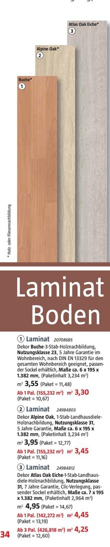 Laminat bei BAUHAUS in Heinsberg Laminat im Angebot bei BAUHAUS Heinsberg