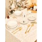 Lot de 4 assiettes à dessert "Balérina" - CARREFOUR HOME en promo chez Carrefour Market Valence à 6,99 €