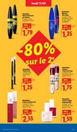 Maquillage Angebote im Prospekt "Le vrai prix des bonnes choses" von Lidl Maquillage Angebote im Prospekt "Le vrai prix des bonnes choses" von Lidl auf Seite 23
