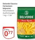 Classica Hartweizenteigwaren im Angebot bei GLOBUS in Pirmasens Classica Hartweizenteigwaren Angebote von Delverde bei GLOBUS Pirmasens für 0,77 €