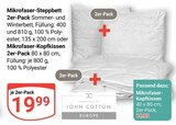 Aktuelle Kopfkissen Angebote bei GLOBUS in Trier Aktuelles Mikrofaser-Steppbett Angebot bei GLOBUS in Trier ab 14,99 €