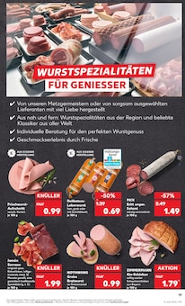 Fleisch im Kaufland Prospekt "Aktuelle Angebote" mit 52 Seiten (München)