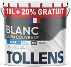 Peinture blanche Ultra couvrante - TOLLENS à 89,90 € dans le catalogue Castorama