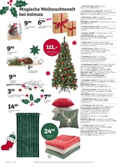 Weihnachtsbaum im mömax Prospekt in Neckarsulm Aktueller mömax Prospekt mit Weihnachtsbaum, "BLACK SHOPPING -50% bei Kauf von Möbeln", Seite 22