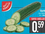 Gurke im EDEKA Prospekt Gurke von GUT&GÜNSTIG im aktuellen EDEKA Prospekt für 0,59 €