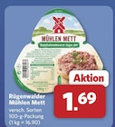 Mühlen Mett von Rügenwalder im aktuellen combi Prospekt