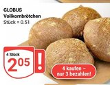 Aktuelle Wecker Angebote bei GLOBUS in Duisburg Aktuelles Vollkornbrötchen Angebot bei GLOBUS in Duisburg ab 2,05 €