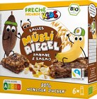 Fruchtriegel Banane & Kakao, ab 3 Jahren (6x26 g) Angebote von Freche Freunde bei dm-drogerie markt Darmstadt für 3,55 €