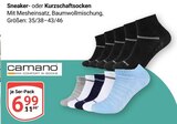 Sneaker-Socken Angebote von Camano bei GLOBUS Frankenthal für 6,99 €
