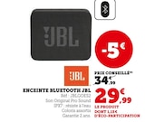Énceinte Bluetooth - JBL en promo chez Super U Énceinte Bluetooth - JBL dans le catalogue Super U