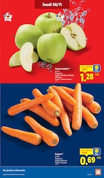 Prix et réduction Pomme Golden dans le prospectus Lidl en cours Offre Pomme Golden dans le catalogue Lidl du moment à la page 3