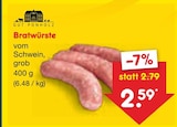 Bratwürste im Angebot bei Netto Marken-Discount in Salzgitter Bratwürste Angebote von Gut Ponholz bei Netto Marken-Discount Salzgitter für 2,59 €