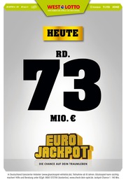 Westlotto Prospekt für Dortmund mit 3 Seiten