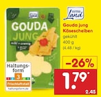 Gouda jung Käsescheiben im Angebot bei Netto Marken-Discount in Delmenhorst Gouda jung Käsescheiben Angebote von Gutes Land bei Netto Marken-Discount Delmenhorst für 1,79 €