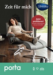 porta Möbel Prospekt für Tangerhütte: "Stressless - Zeit für mich", 8 Seiten, 01.12.2024 - 31.01.2025