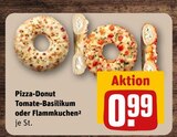 Pizza-Donut Tomate-Basilikum oder Flammkuchen Angebote bei REWE Wesel für 0,99 €