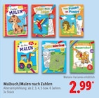 Malbuch/Malen nach Zahlen im Angebot bei Lidl in Buxtehude Malbuch/Malen nach Zahlen Angebote bei Lidl Buxtehude für 2,99 €