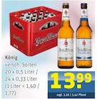 König Angebote bei Getränke Arena Mülheim für 13,99 €