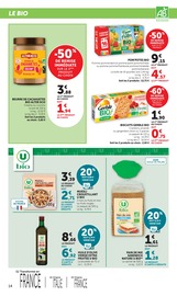 Promos Huile D'olive dans le catalogue "LES PRIX BAS de la beauté" de Hyper U Huile D'olive en promo dans le catalogue Hyper U à la page 14