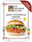 Chickeriki Streifen oder Crispy Chickimicki Burger von The Vegetarian Butcher im aktuellen REWE Prospekt