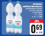 Aktuelles natürliches Mineralwasser Angebot bei E center in Erlangen ab 0,69 €