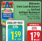 Echte Land-Bockwurst Angebot in Hümmerich Echte Land-Bockwurst im aktuellen Prospekt bei EDEKA in Hümmerich