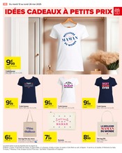 Promos T-Shirt Femme dans le catalogue "FÊTE DES MÈRES" de Carrefour à la page 12 Promos T-Shirt Femme dans le catalogue "FÊTE DES MÈRES" de Carrefour à la page 12