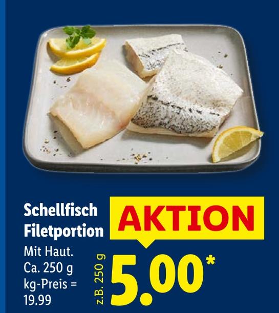 Schellfisch Filetportion