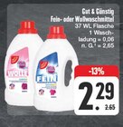 Fein- oder Wollwaschmittel Angebote von Gut & Günstig bei EDEKA Erlangen für 2,29 €