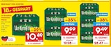 Netto Marken-Discount Müllrose - Feinherbes Pilsner Angebot im Prospekt Feinherbes Pilsner bei Netto Marken-Discount im Müllrose Prospekt für 9,49 €