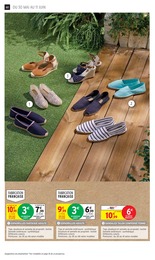 Prix et réduction Chaussures Femme dans le prospectus Intermarché en cours Offre Chaussures Femme dans le catalogue Intermarché du moment à la page 60