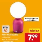 Akku Tischleuchte im Angebot bei Netto Marken-Discount in Königswinter Akku Tischleuchte Angebote von star bei Netto Marken-Discount Königswinter für 7,99 €