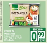 Mozzarella von EDEKA Bio für 0,99 € bei EDEKA im Angebot Mozzarella von EDEKA Bio im aktuellen EDEKA Prospekt