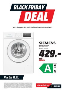 Waschmaschine im MediaMarkt Saturn Prospekt "HEIMGESUCHT VON UNHEIMLICHEN DEALS" mit 43 Seiten (Waiblingen)