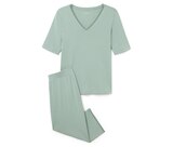 Pyjama-Set, jade bei Tchibo im Supermarkt im Prospekt "" für 22,99 €